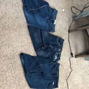 3 pairs of girls jeans